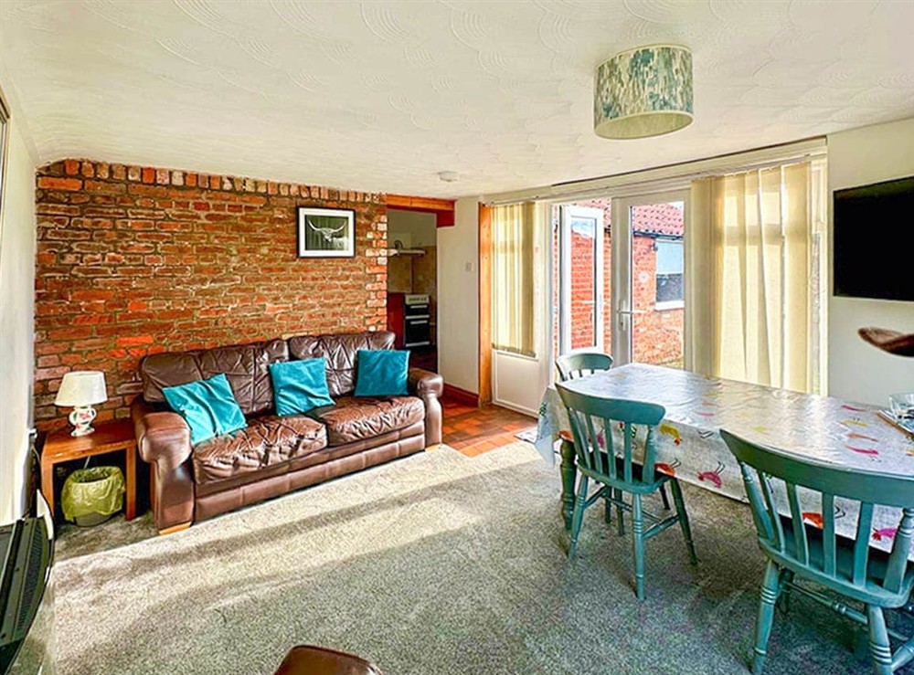 Living area at Walnut Cottage in Burgh Le Marsh, near Skegness, Lincolnshire