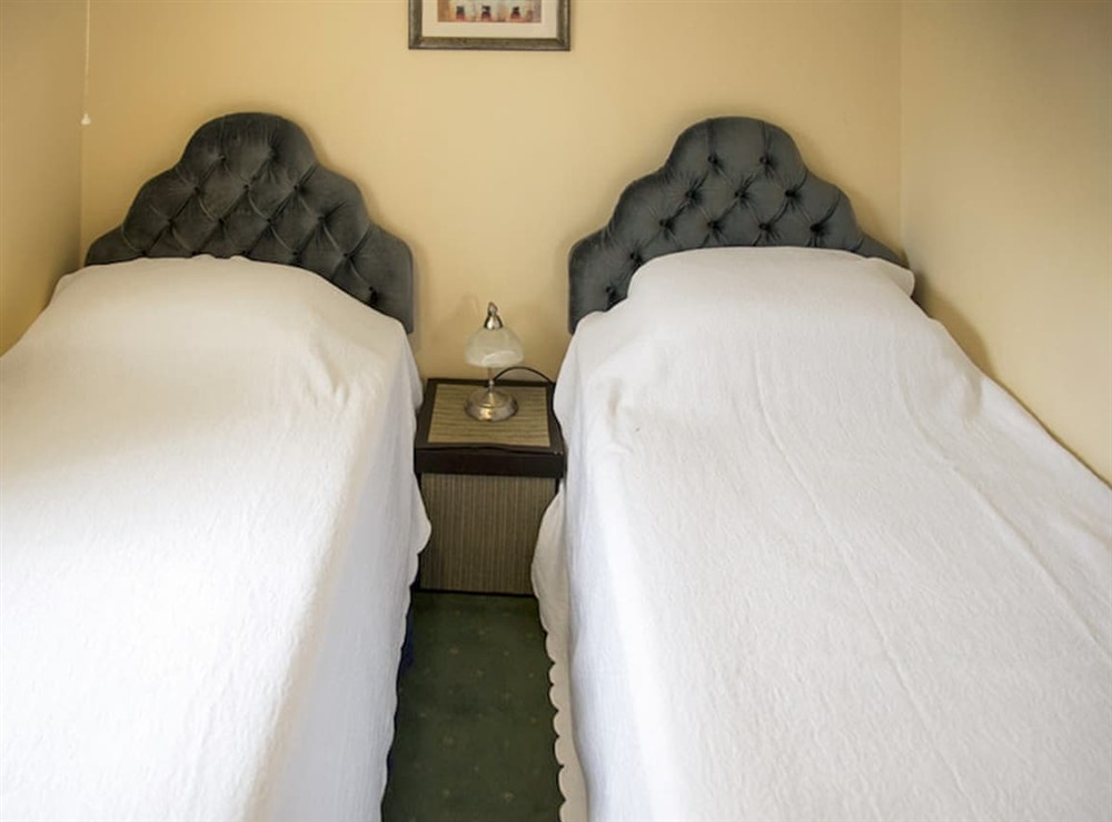Twin bedroom at Walnut Cottage in Burgh Le Marsh, near Skegness, Lincolnshire
