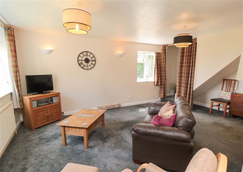 The living area at Walnut Cottage, Helmsley