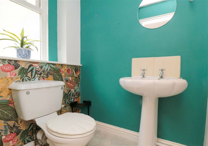This is the bathroom at Walnut Cottage, Helmsley