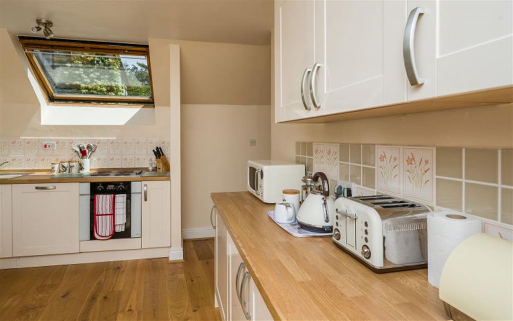 A closer look at the kitchen  at Walnut Cottage in Kingsbridge