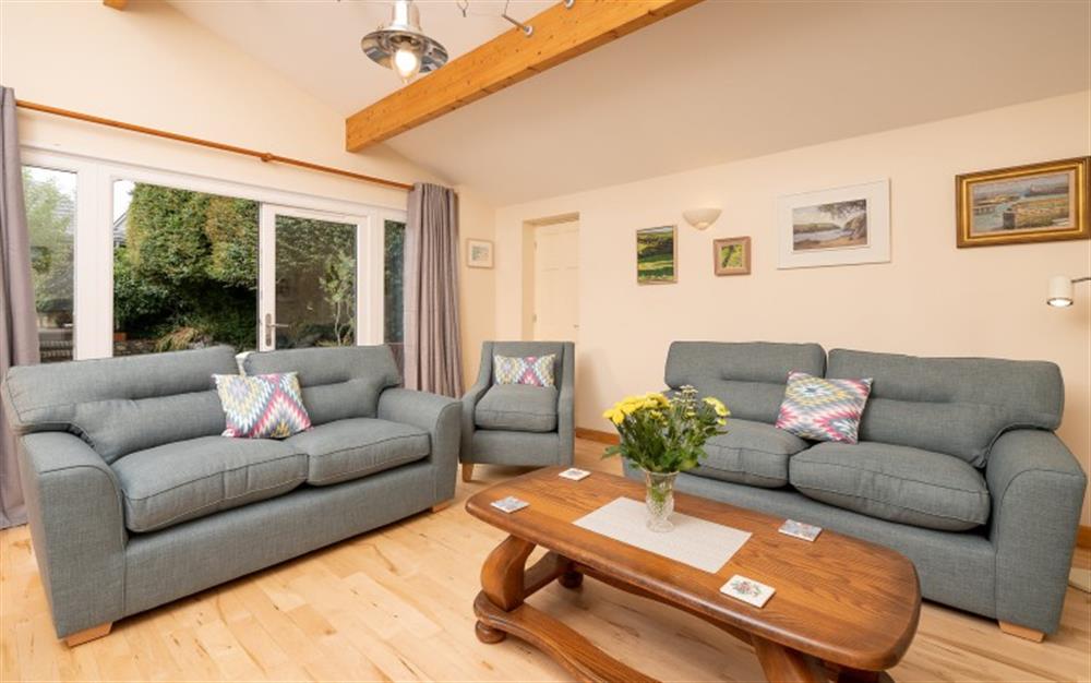 Another view of the lounge at Walnut Cottage in Newton Ferrers