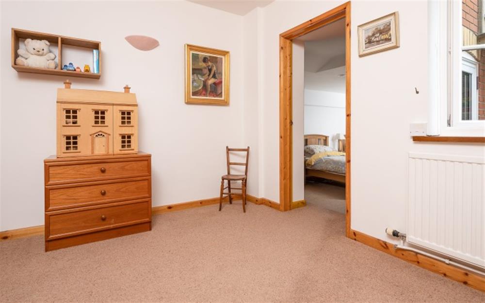 This is a bedroom at Walnut Cottage in Newton Ferrers