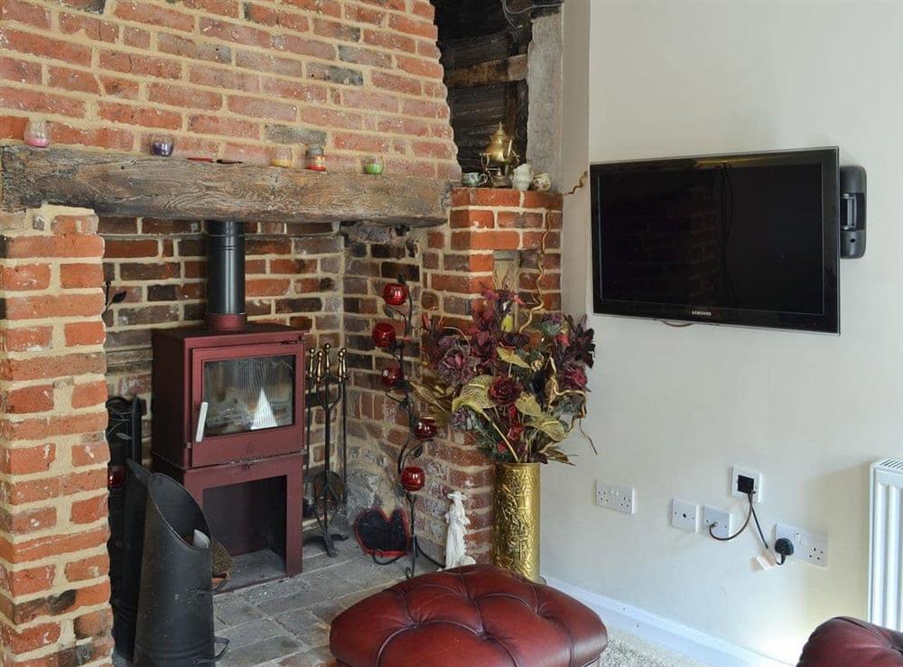 Living room at Walnut Cottage in Sproughton, Suffolk