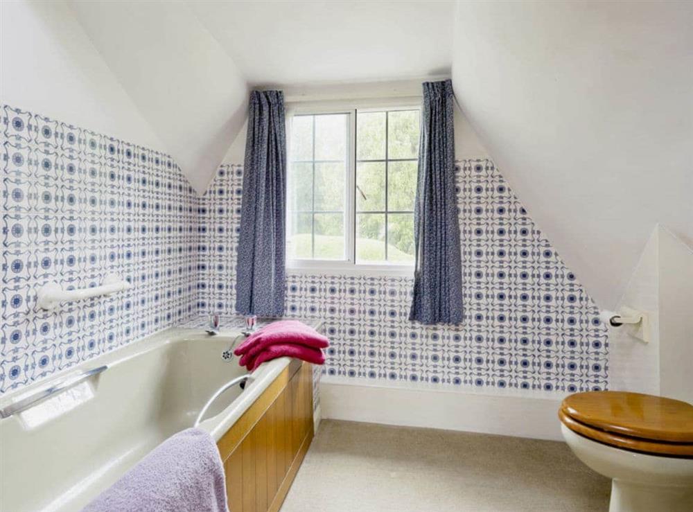 Bathroom at Walnut Tree Cottage in Bucknell, near Clun, Shropshire