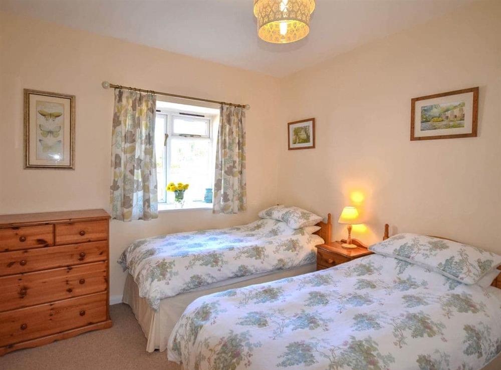 One of the 2 bedrooms at Walnut Tree Cottage in Patching, West Sussex