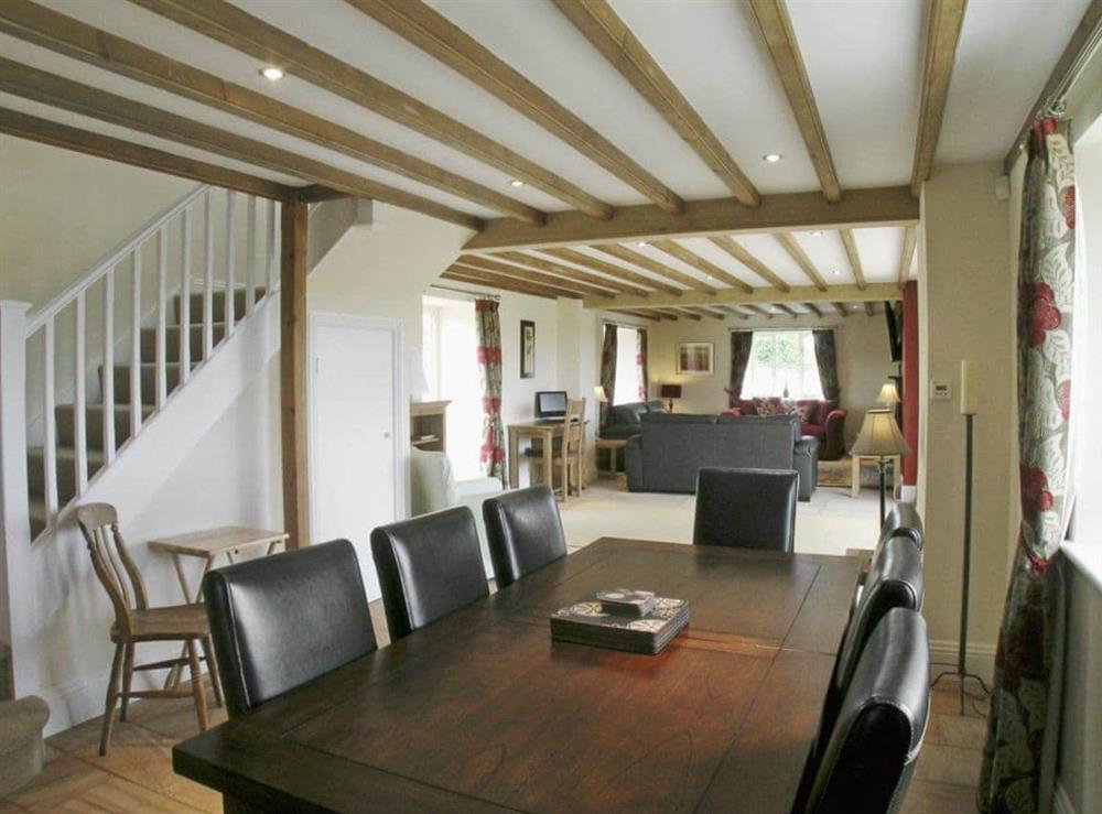 Dining room at Wandale Barn in Slingsby, York., North Yorkshire