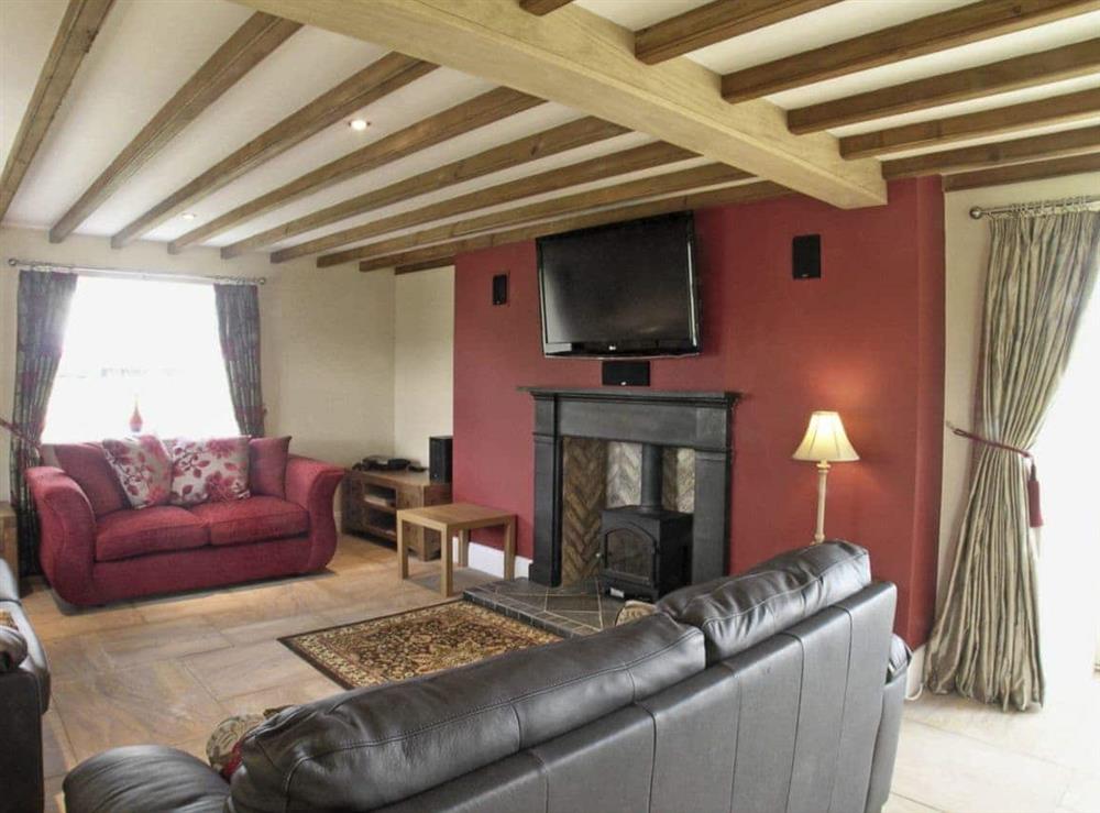 Living room at Wandale Barn in Slingsby, York., North Yorkshire
