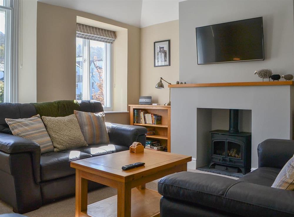 Living room at Wansfell Loft in Ambleside, Cumbria