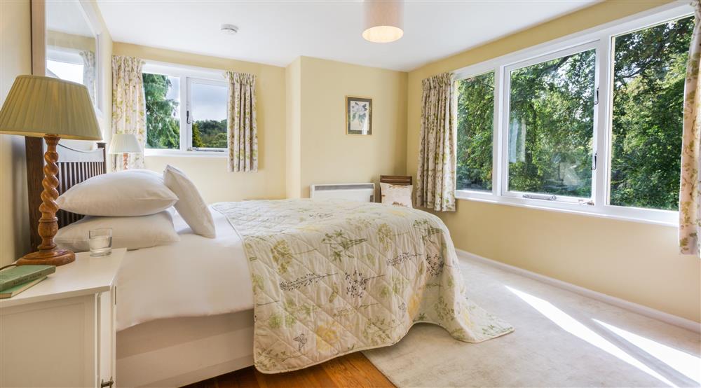 The double bedroom at Warcleave Cottage in Newton Abbot, Devon