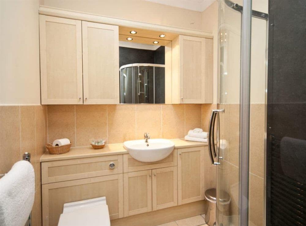 Shower room at Ware House Cottage in Nr Lyme Regis, Dorset., Great Britain