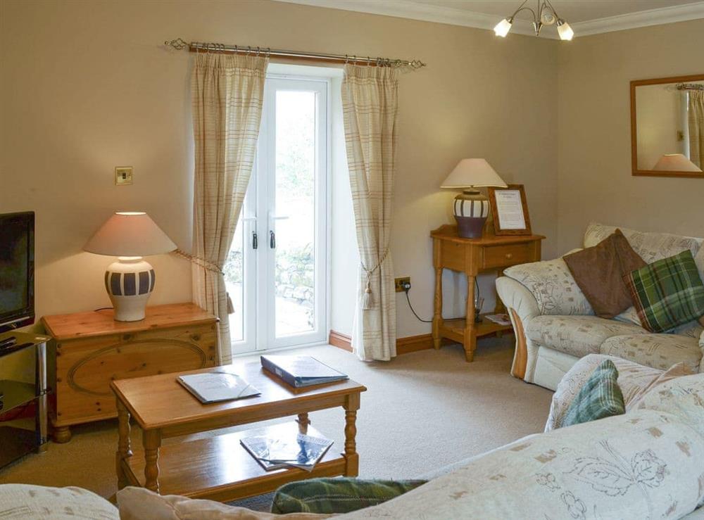 Welcoming living area at Waren View in Bamburgh, Northumberland., Great Britain