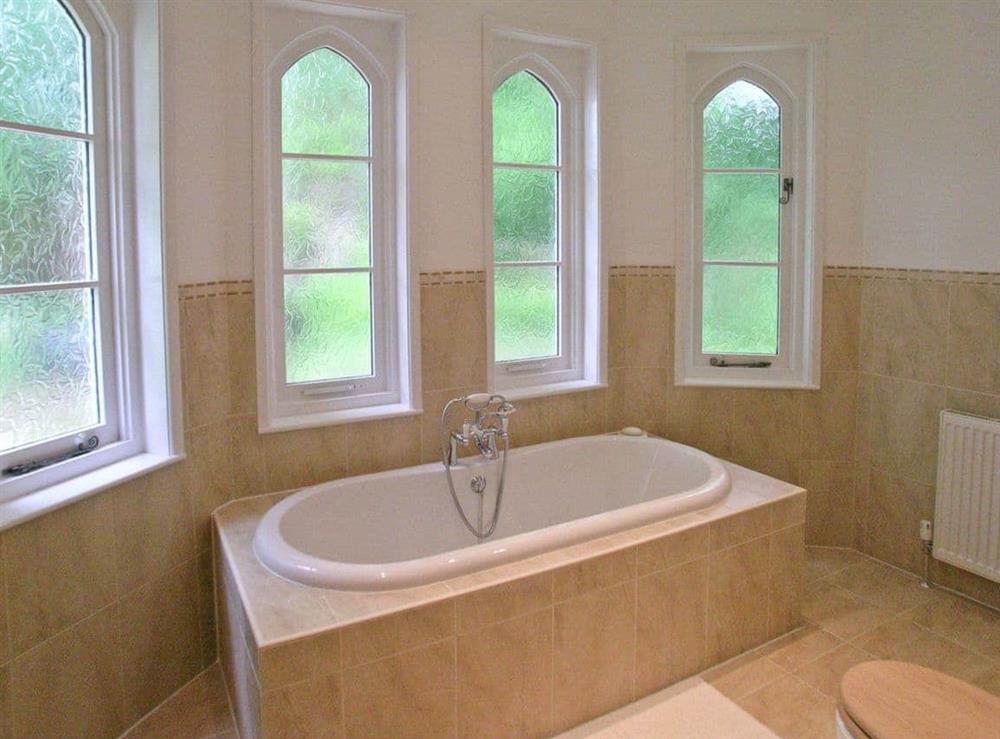 Bathroom at Warleigh Lodge in Tamerton Foliot, near Plymouth, Devon