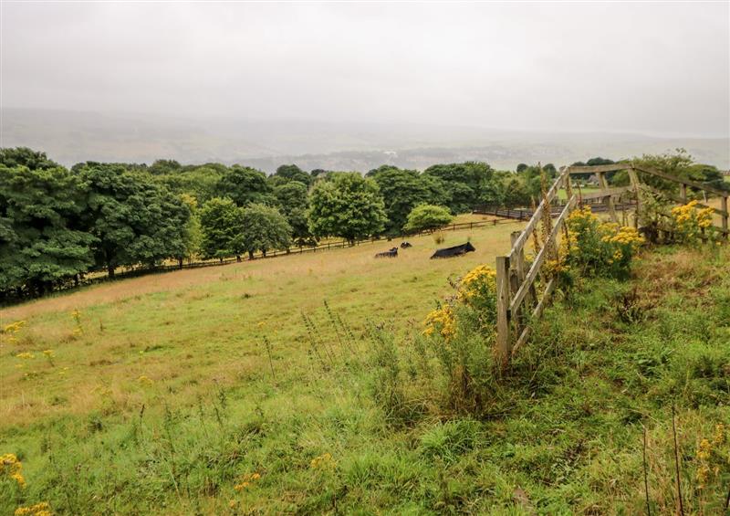 The area around Warley Lodge at Warley Lodge, Warley Edge near Halifax