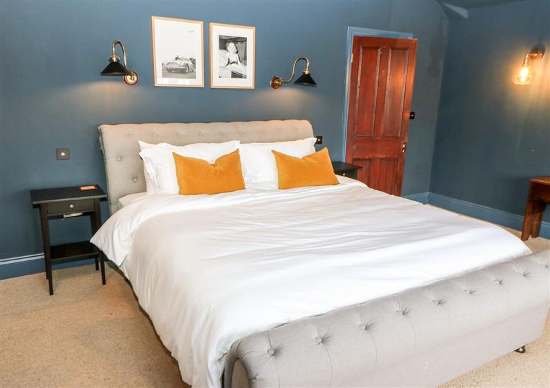 This is a bedroom at Warley Lodge, Warley Edge near Halifax