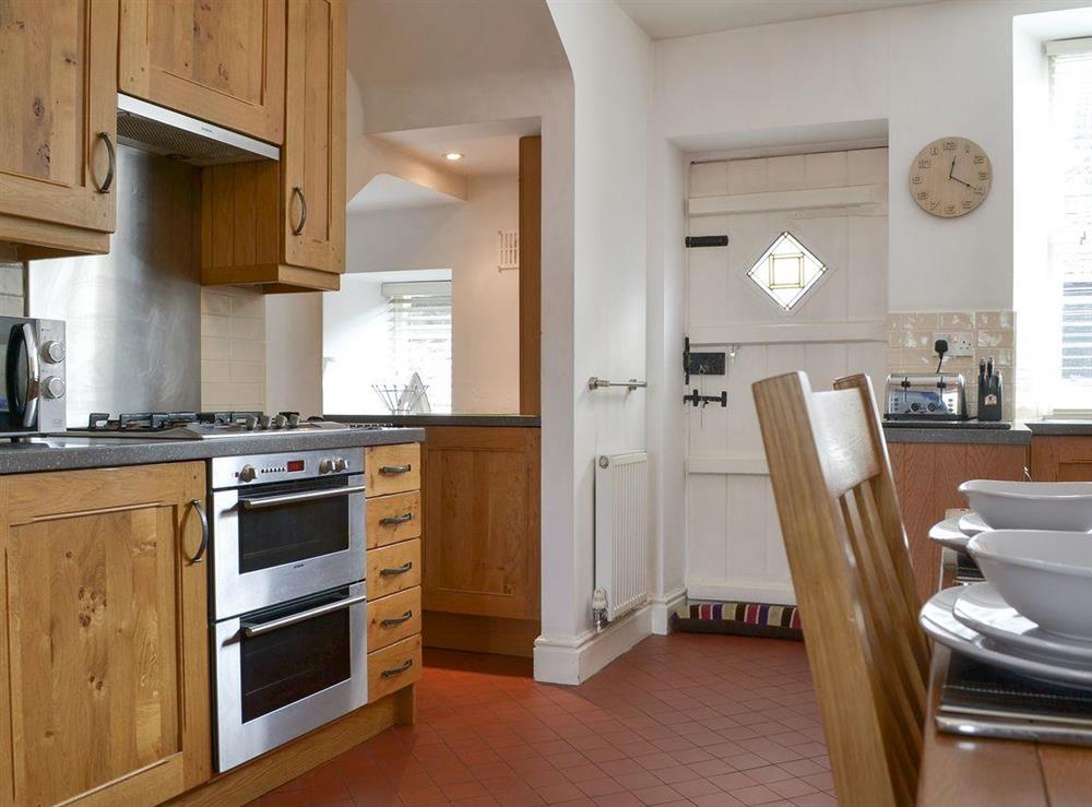 Kitchen with dining area at Warner Lea in Bowness, near Windermere, Cumbria