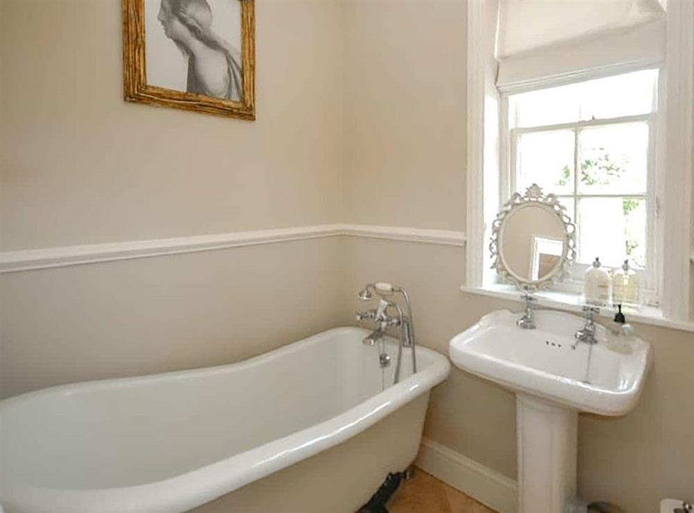 The bathroom at Warre Cottage in Burpham, West Sussex