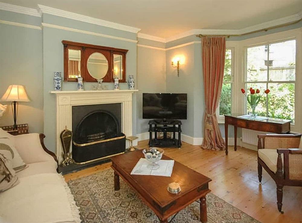This is the living room at Warre Cottage in Burpham, West Sussex