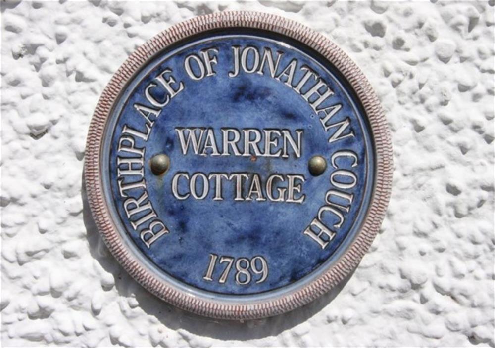Birthplace of Jonathan Couch at Warren Cottage in Polperro