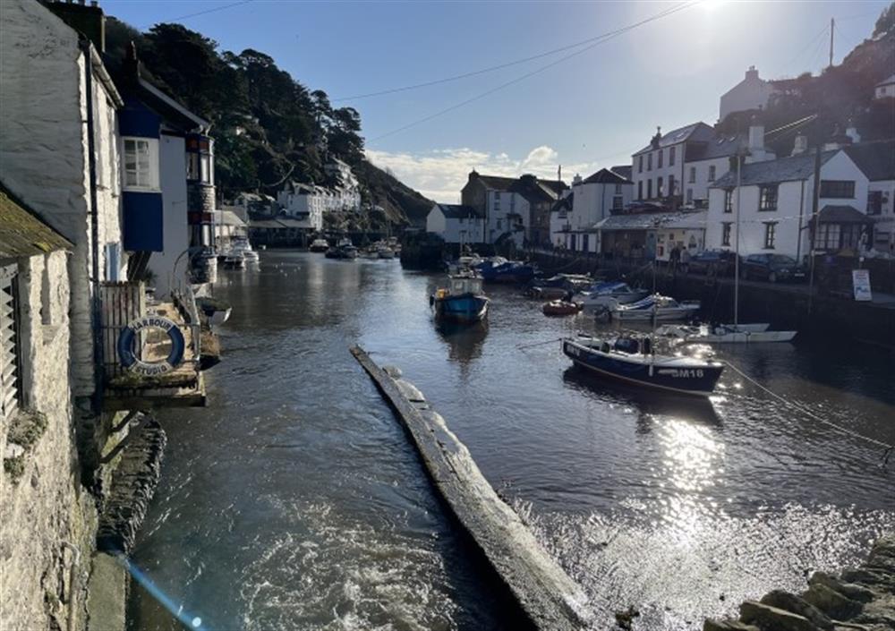 The harbour at Polperro at Warren Cottage in Polperro