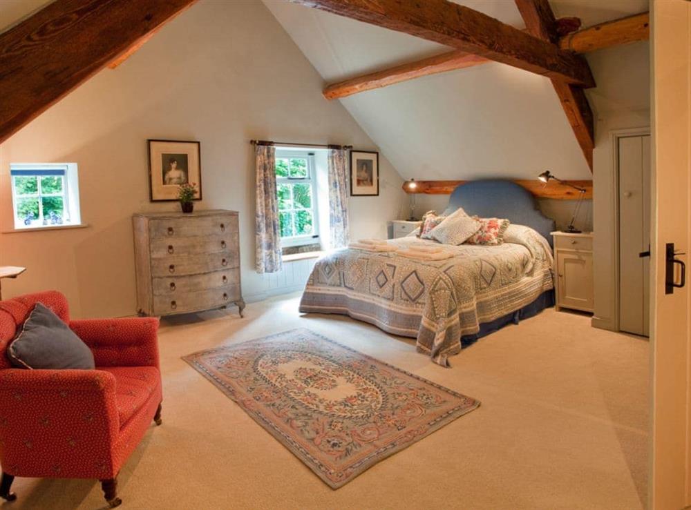 Double bedroom at Warren Farmhouse in Kildale, near Whitby, North Yorkshire
