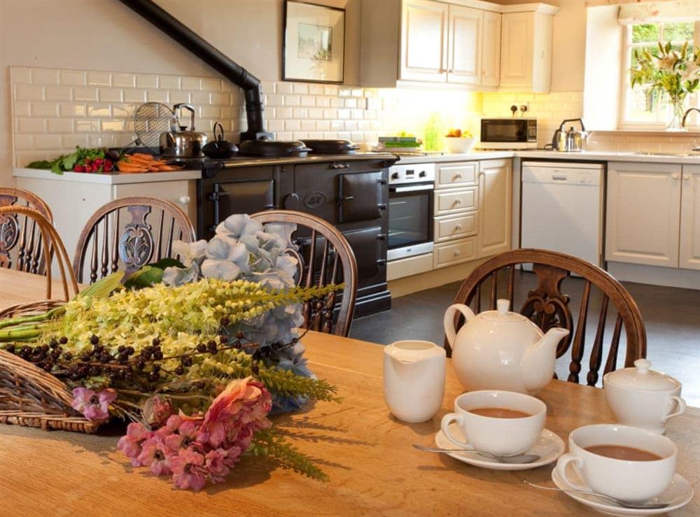 Kitchen/diner at Warren Farmhouse in Kildale, near Whitby, North Yorkshire