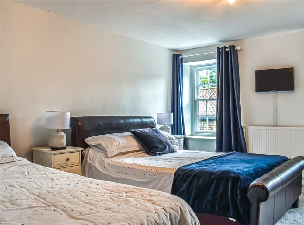 Twin bedroom at Warrington House in Thornton Le Dale, near Pickering, North Yorkshire