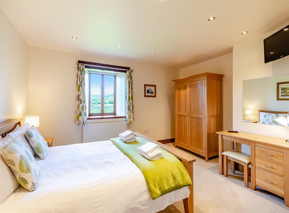 Double bedroom at Warth Barn in Ingleton, near Settle, North Yorkshire