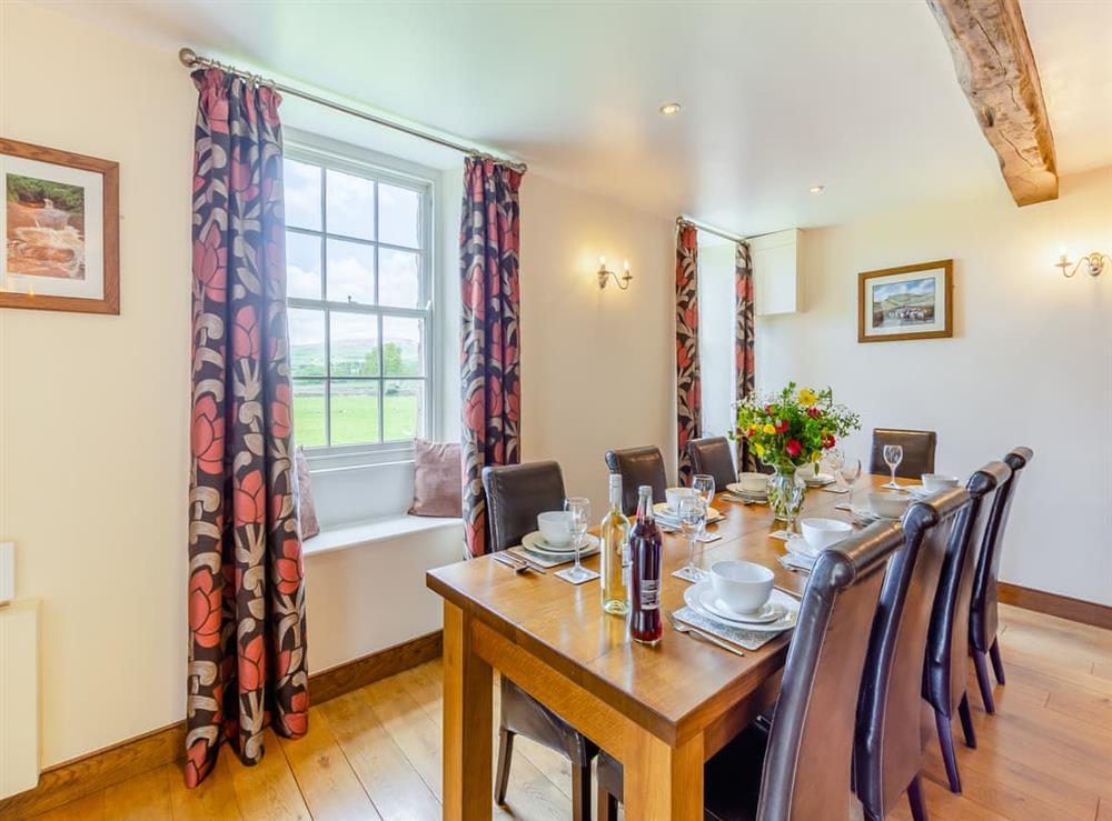 Dining room at Warth House in Ingleton, near Settle, North Yorkshire