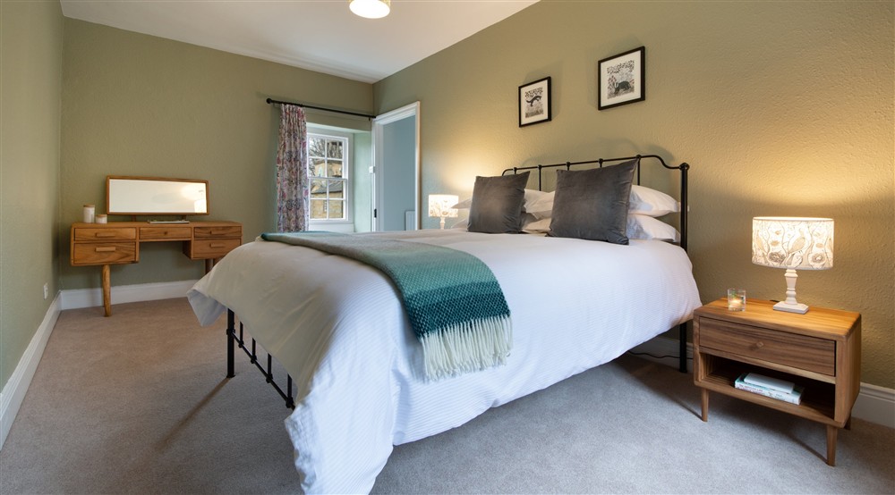 The first double bedroom at Wash House Cottage in Morpeth, Northumberland