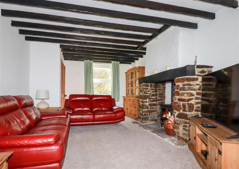 This is the living room at Watchfield, Crackington Haven near Boscastle