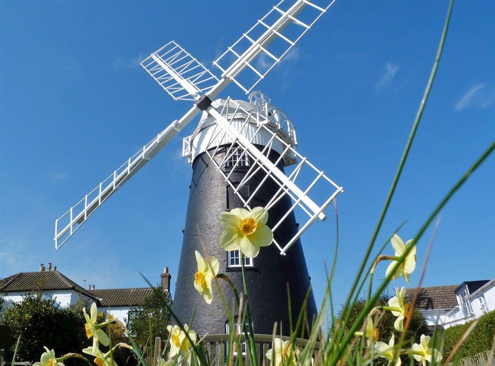 Stow Mill Windmill at Watchkeepers Cottage in Mundesley, Norfolk