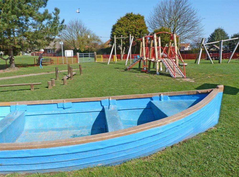 Toddler’s playground, Gold Park at Watchkeepers Cottage in Mundesley, Norfolk