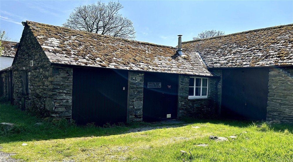The exterior of Watendlath Bunkhouse, Cumbria at Watendlath Bothy in Keswick, Cumbria