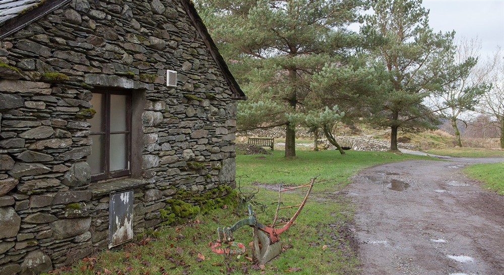 The side of Watendlath Bunkhouse, Cumbria at Watendlath Bothy in Keswick, Cumbria