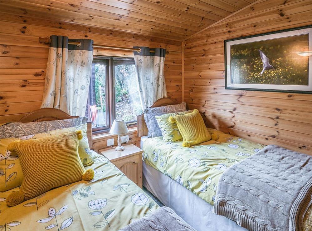 Stylish twin bedded room