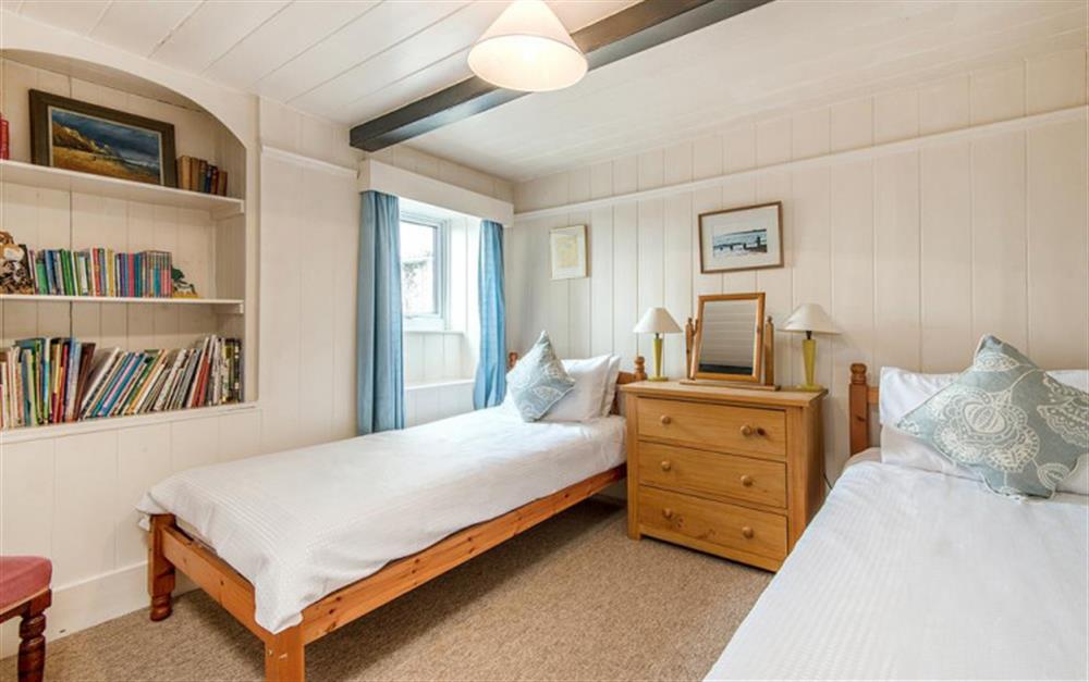 Twin room in bedroom 2 at Water Cottage in Lyme Regis