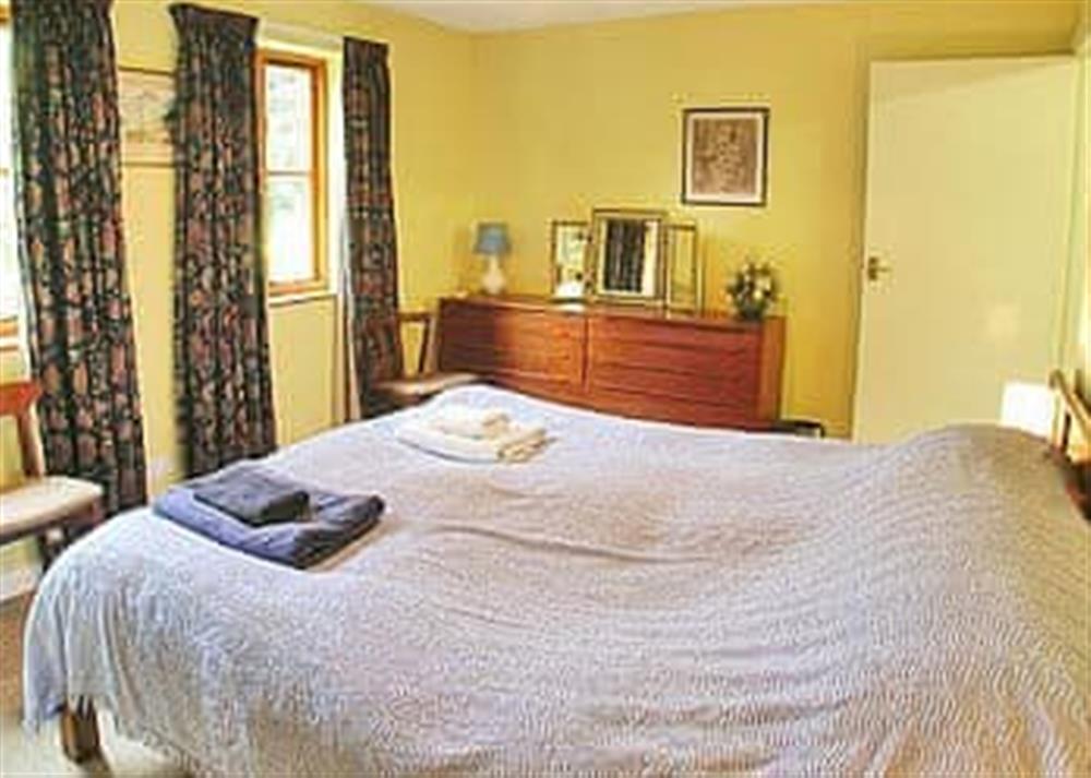 Double bedroom at Water Hall Cottage in Kettlebaston, Suffolk