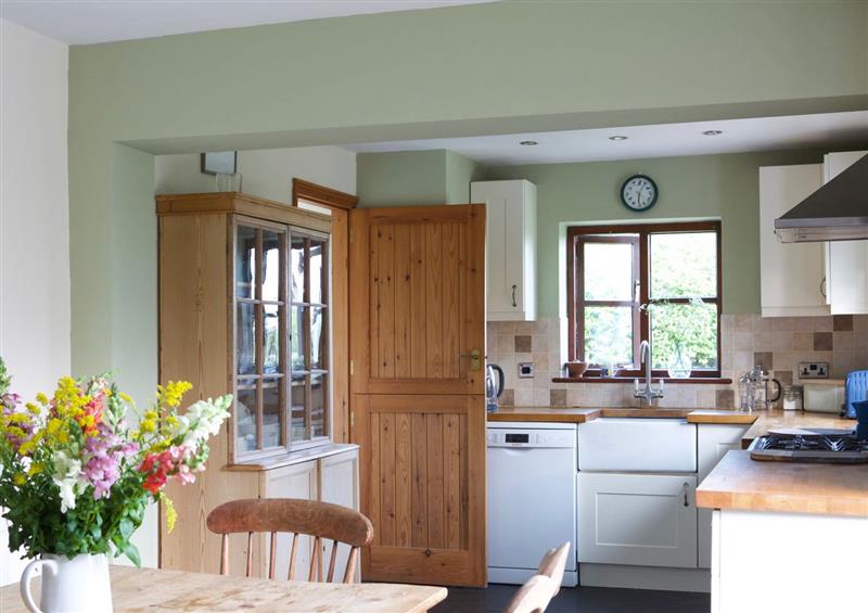 The kitchen at Water Meadow Cottage, Benhall near Saxmundham