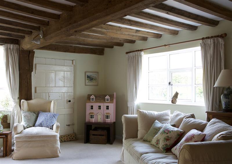 The living room at Water Meadow Cottage, Benhall near Saxmundham