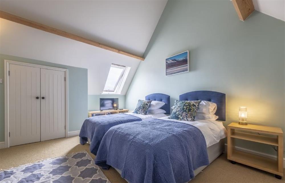 Bedroom two is beautifully furnished at Water Mill House, Burnham Overy Staithe near Kings Lynn