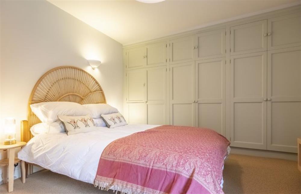 Master bedroom at Water Mill House, Burnham Overy Staithe near Kings Lynn