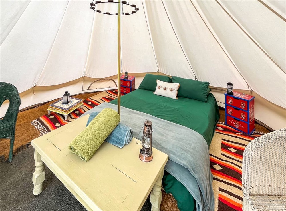 Double bedroom at Water Vole in Shadoxhurst, Ashford, Kent