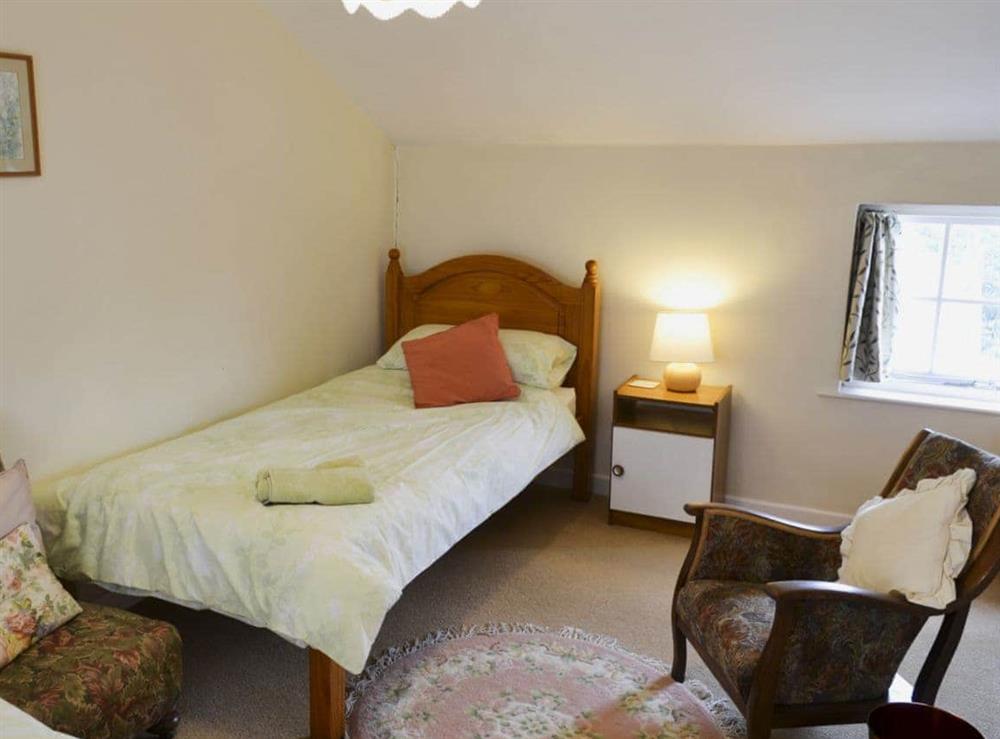 Twin bedroom at Watercolour Cottage in Lerryn, Cornwall., Great Britain