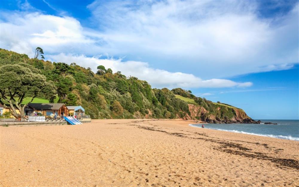 Just over a mile is Blackpool Sands, a brilliant family friendly beach with shop and superb cafe. at Waterfall Cottage in Stoke Fleming