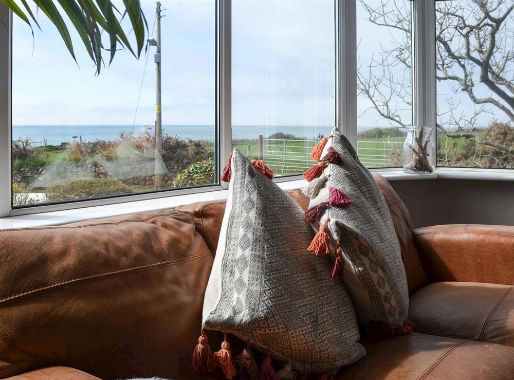 Sea view at Waterfront Beach House in Criccieth, near Porthmadog, Gwynedd