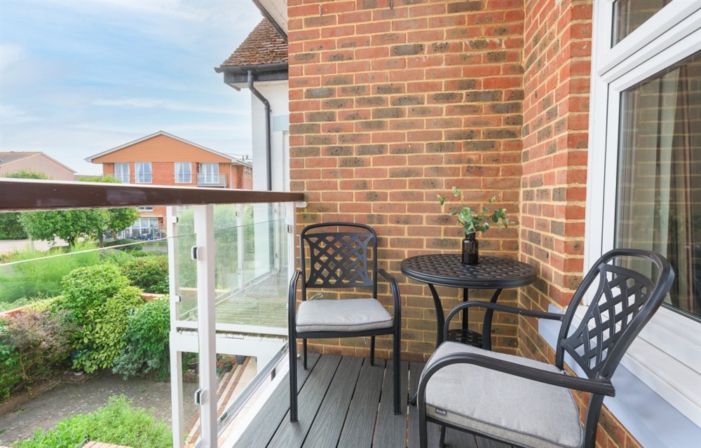 Enjoy a glass of wine on the patio