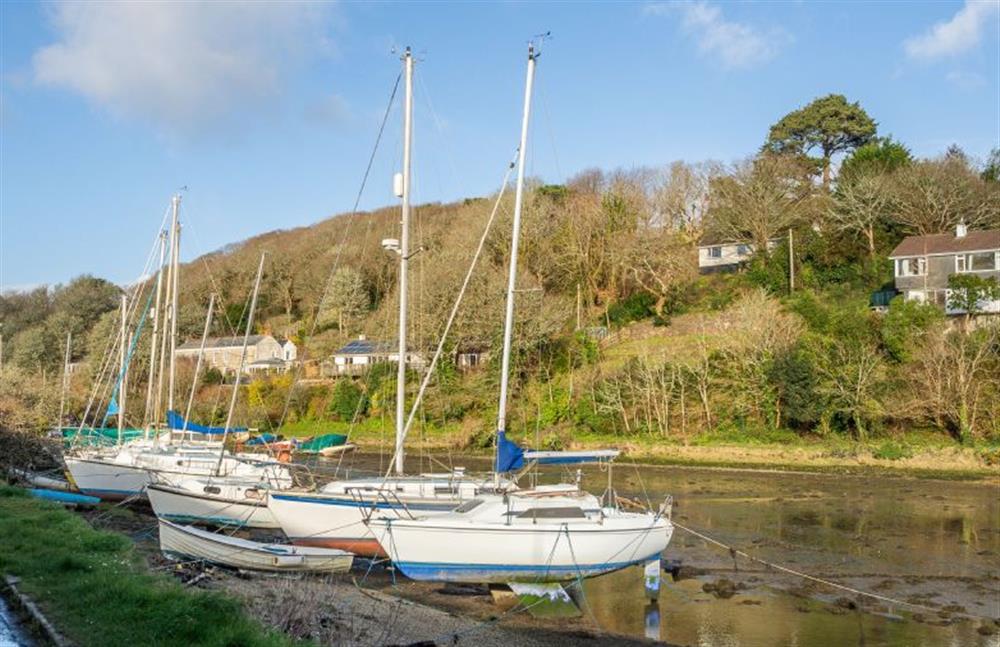 A titillating walk through Devoran is perfect anytime of the year at Waterfront House, Malpas, Truro 