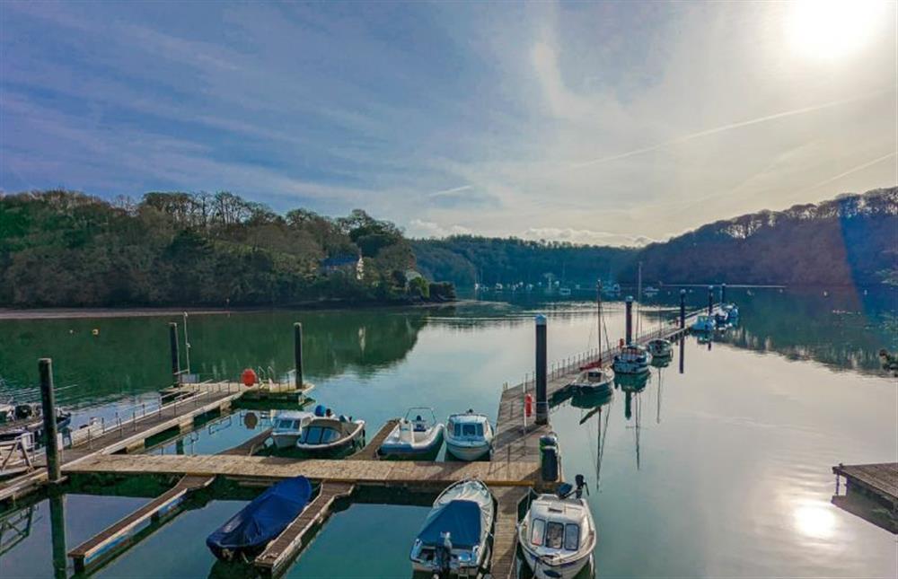 The stunning view of the still waters just outside the property at Waterfront House, Malpas, Truro 