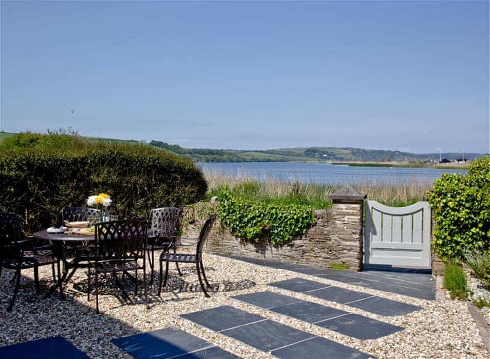 Patio at Waterfront in , Torcross